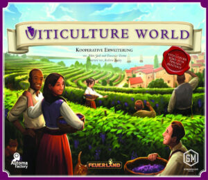Viticulture World Feuerland Spiele Cover vorne