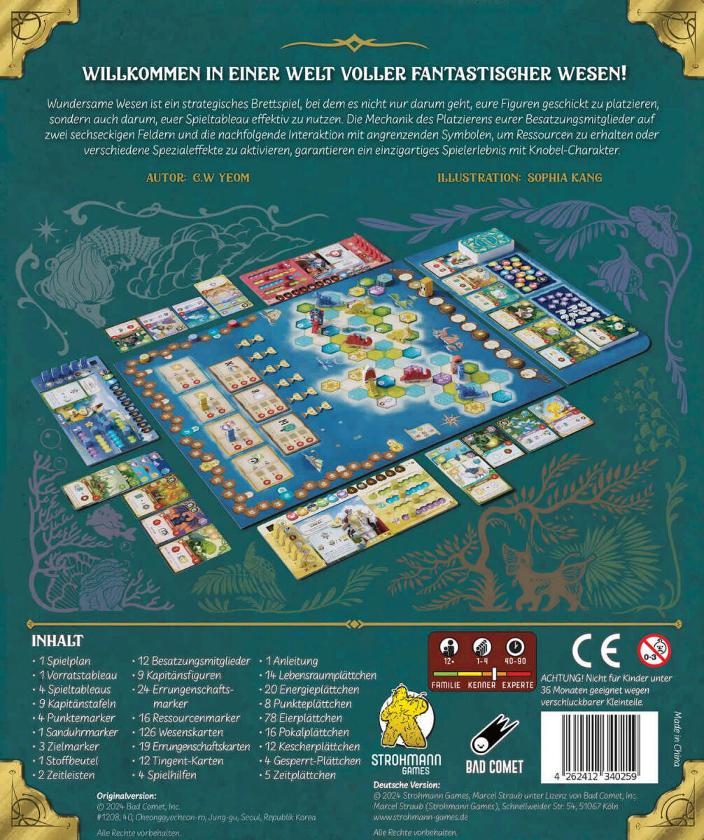 Wundersame Wesen Strohmann Games Cover hinten