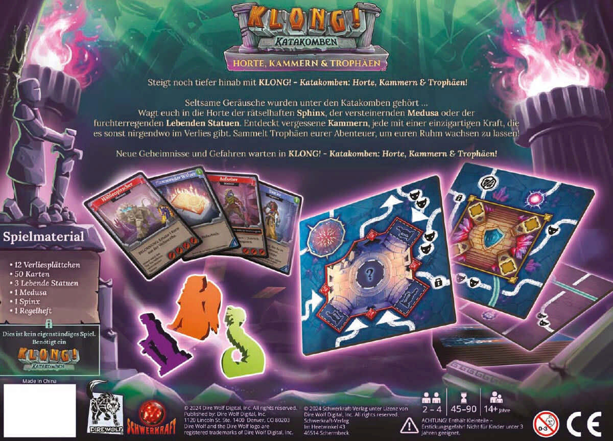 Klong Katakomben - Horte, Kammern und Trophäen Schwerkraft Verlag Cover hinten