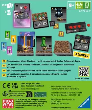 Minecraft - Digging Down Ravensburger Cover hinten