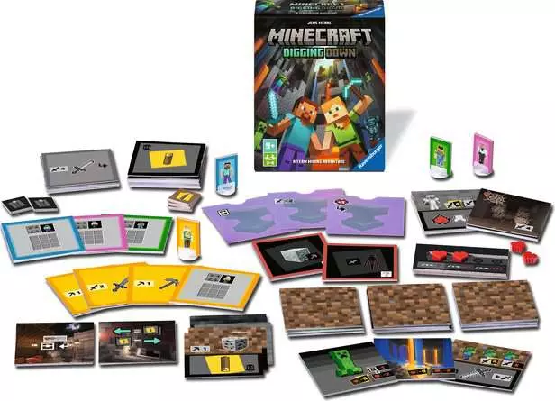 Minecraft - Digging Down Ravensburger Spielmaterial