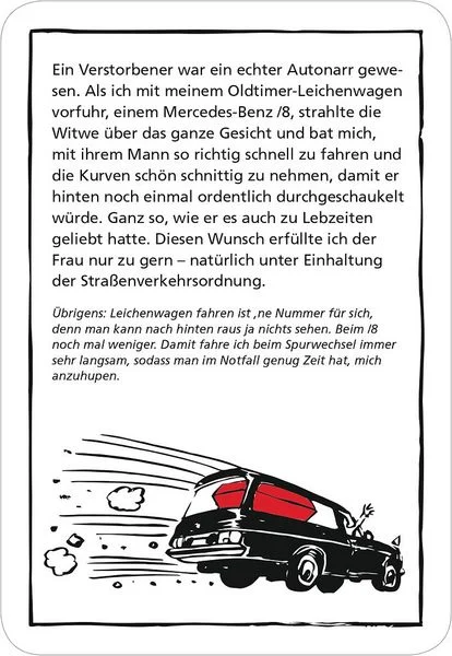 Black Stories - Bestattet wird immer Moses Verlag Spielmaterial