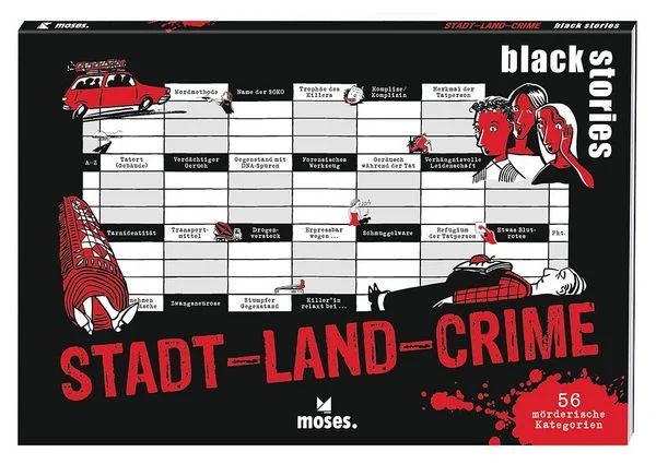 Black Stories - Stadt - Land - Crime Moses Verlag Cover vorne