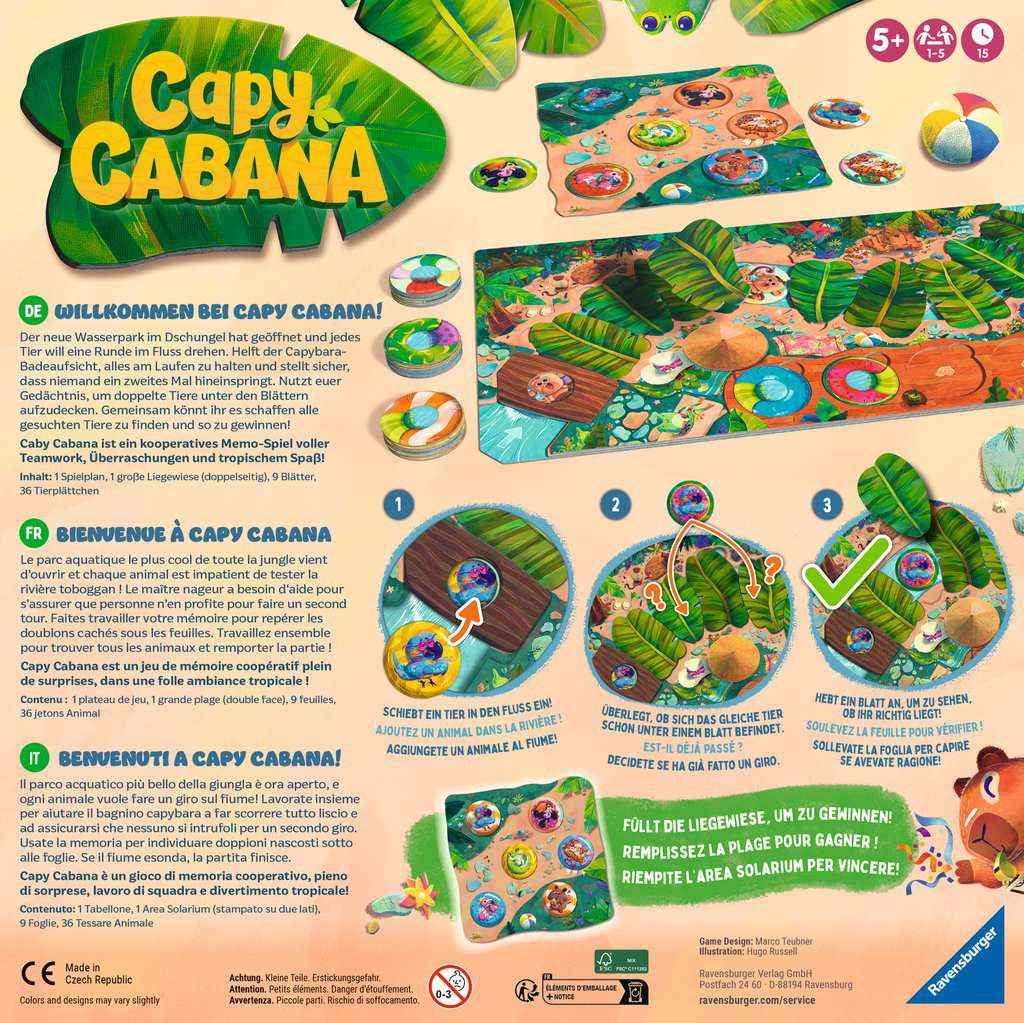 Capy Cabana Ravensburger Verlag Cover hinten