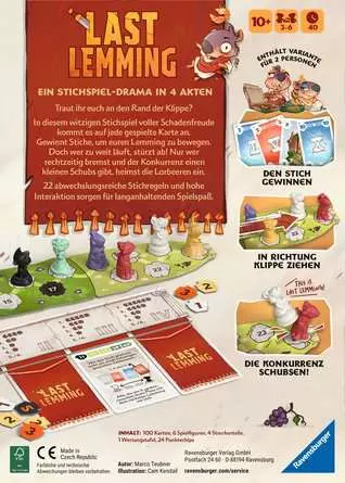 Last Lemming Ravensburger Cover hinten