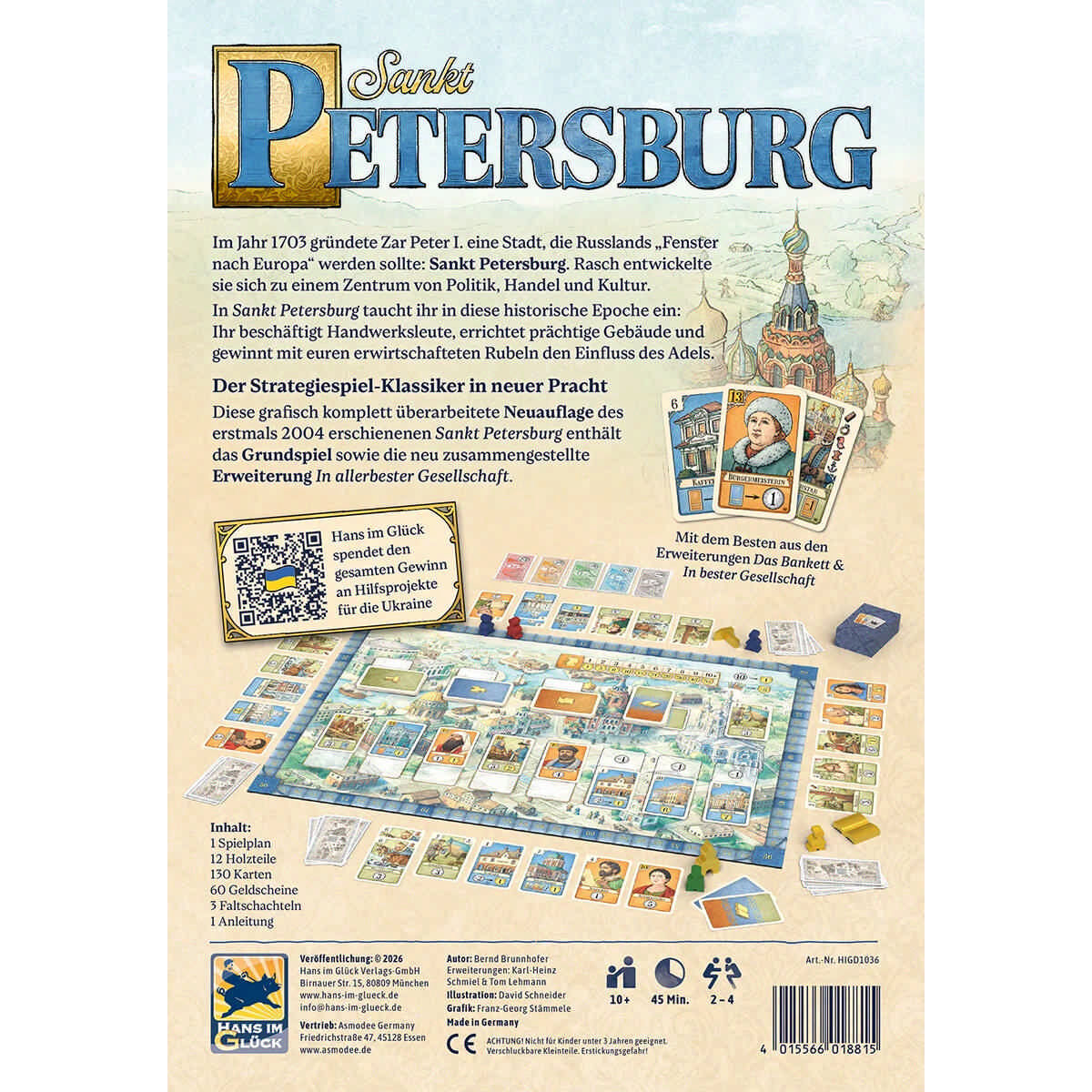 St. Petersburg Hans im Glück Verlag Cover hinten