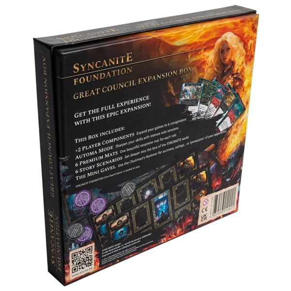 Syncanite Foundation - Die große Ratsbox Syncanite Games Cover hinten