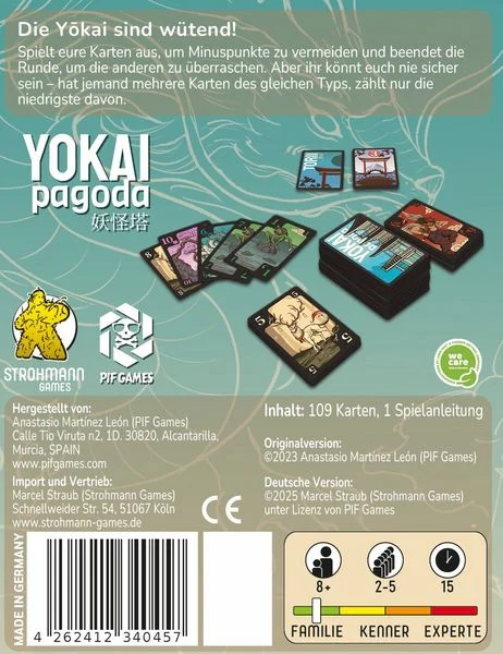 Yokai Pagoda Strohmann Games Cover hinten